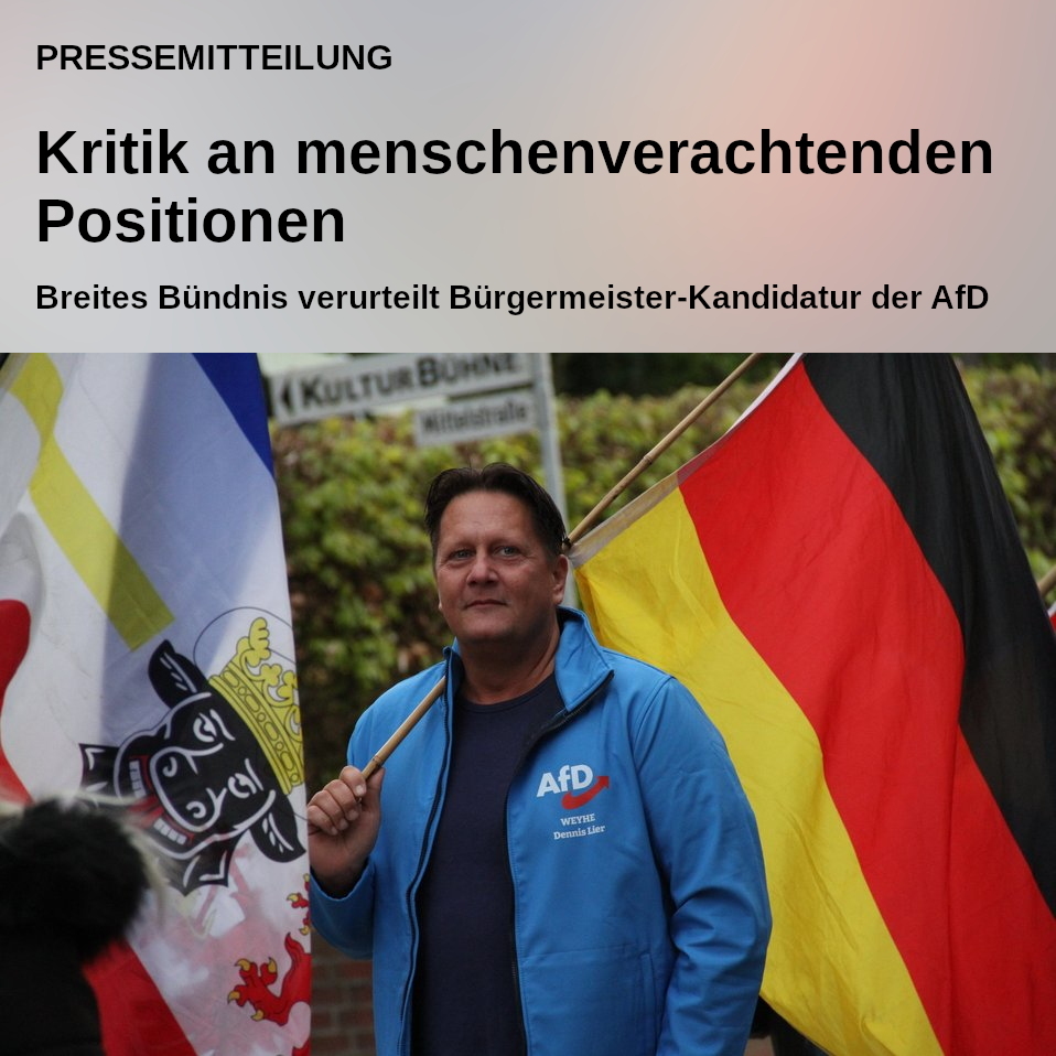Pressemitteilung: Kritik an menschenverachtenden Positionen