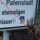Aufkleber mit Aufschrift "Gender mich nicht voll" auf einem Schild. Der Aufkleber überdeckt das "innen" von "Wehlauer/innen".